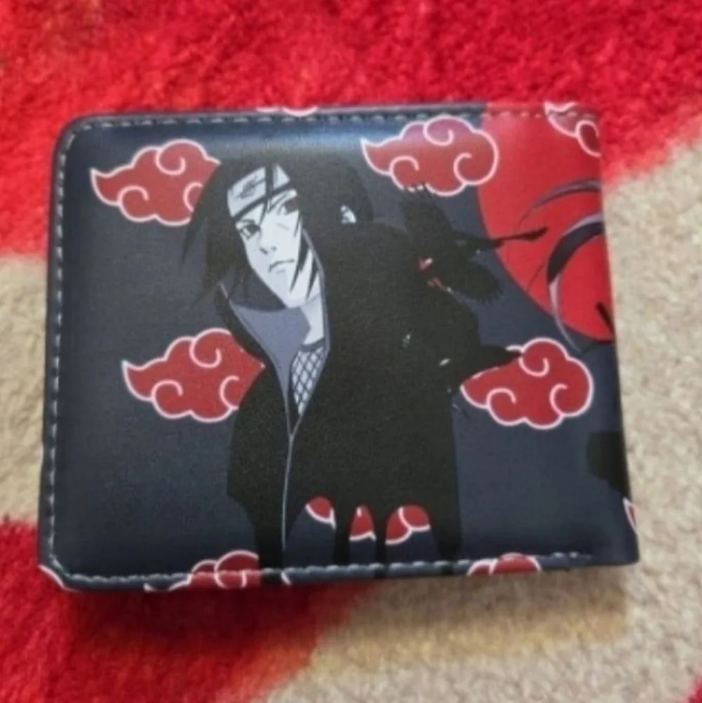New Naruto itachi akatsuki anime manga leather wallet